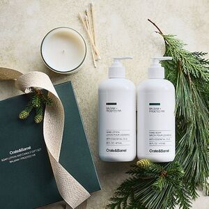 New! Crate&Barrel Crate&Barrel Luxurious 3-pc set in balsam+ frosted fir scent